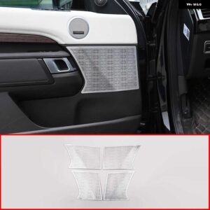 ランドローバー 合金ドア オーディオ スピーカーカバー トリムステッカー ディスカバリー 5 LR5 L462 2017-2020 オートスタイリング - Style C