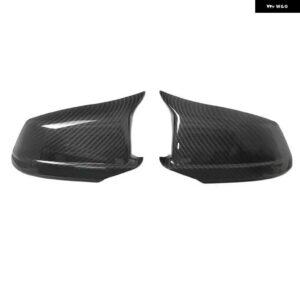 BMW LHD 5シリーズ F10 F11 2010-2013 バックミラー サイドミラー カバー ステッカー ウイングキャップ外装ドアケーストリムカーボン - CARBON