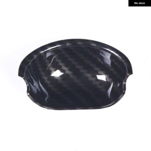 ジャガー XF/XJ 2008-2015 ABS カーボン電子ハンド ブレーキ アンチスクラッチベースカバー 装飾ステッカー カー - carbon fiber