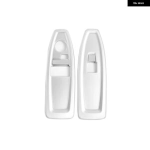 BMW 1 2シリーズ F20 F21 F22 F45 F46 2014-2019 カーボンスタイル ガラスリフト スイッチ パネル 装飾フレーム オート - Silver