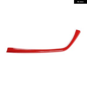 BMW LHD 3 4シリーズ 3GT F30 F31 F32 F33 F34 F35 F36 ABS カーボン中央制御ギア シフト L 字型ストリップトリム - red