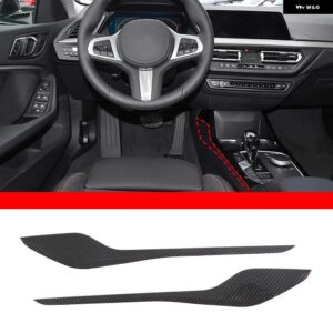 BMW 1 2シリーズ F40 F44 2023-2024 ABS カーボンインテリアキット ダッシュボード センターコンソール ギア シフトパネル カバー トリムステッカー - 8
