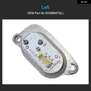 アウディ 8V0998473 8V0998474 LED DRL モジュール A3 S3 2018 プラグ アンドプレイ LED DRL ライトモジュール 8V0998473 8V0998474 - left 8V0998473