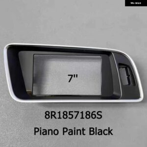 アウディ 8R1857186P マット ダッシュボード フィッティング 7インチ スクリーンディスプレイトリム LHD Q5 2009-13 - Piano Paint Black