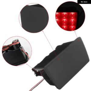 スバル 1PC 84913FG420 リア LED テールライト バンパー ブレーキ ストップライト テールライト 12V フォグライト 信号ランプ - Smoked Lampshade