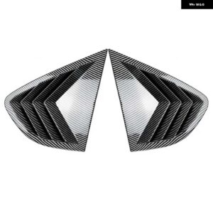 BMW カーボンウィンドウルーバーサイド車リアウィンドウシャッターカバー トリムベント トリム ABS X4 F26 2014-2018 オート - Carbon Fiber