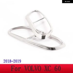 ボルボ 2個 ステンレス テールマフラーマフラー出力カバー トリム XC60 S60 XC90 S90 V90 外装 - For　XC60　2018-2019