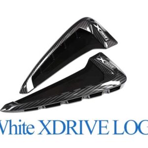 BMW 9 スタイル サイドベント エアフローフェンダー インテークステッカー サメエラサイドベント カバー トリム Xシリーズ X5 F15 X5M F85 - Carbon fiber3
