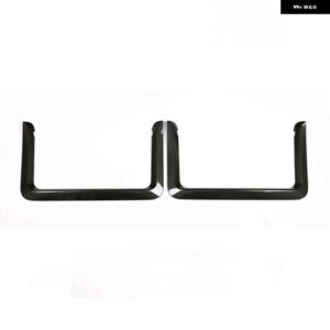 BMW 後列バックネット装飾フレーム トリム 1 2 3 4シリーズ GT F30 F34 2013-2017 カー インテリア ABS クローム - carbon fiber