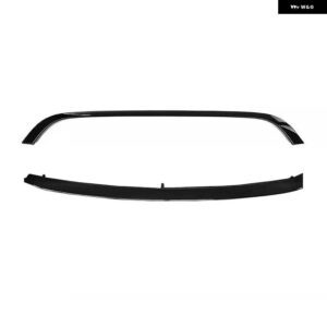 BMW フロントグリル トリムストリップフロントバンパー グリル メッシュトリム ミニ R55 R56 R57 2007-2015 51112751624 51132751040 - Black-Upper Lower