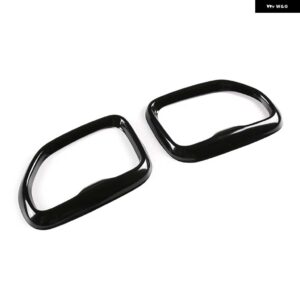 BMW X3 G01 X4 G02 2018-2022 ステンレス リアマフラーパイプカバー トリムテールスロートフレーム 外装 - Style B black