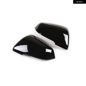BMW 2個 カーボンスタイル のサイドバックミラー キャップカバー トリムシェル 2シリーズ X1 F48 F45 F46 2015-2021 オート - black