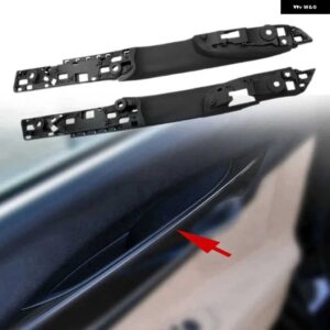 BMW ドアインナーアームレストインテリアドア ハンドル パネル 7シリーズ F01 F02 730 735 740 2009-2017 - Black-Right-Front