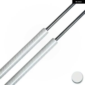BMW 数量 2 折りたたみルーフ ハードトップ ストラット 3 E93 コンバーチブル 2007-2013 265.5MM 54377128764 リフトサポート ガススプリングショック - Silver Carbon Fiber