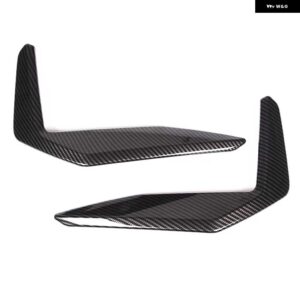 BMW ABS カーボンリアバンパー 両側装飾カバー トリムステッカー X1 U11 2023 2024 自動車外装 - Carbon Fiber