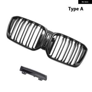BMW X3 X4シリーズ G01 G08 G02 2022 2023 改築フロントキドニーバンパー グリル LCI 光沢 ABS レーシンググリル - Type A