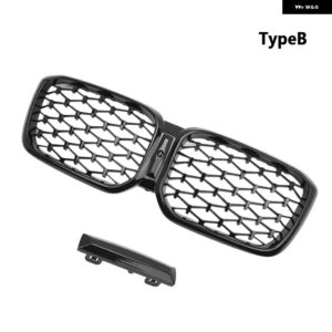 BMW X3 X4シリーズ G01 G08 G02 2022 2023 改築フロントキドニーバンパー グリル LCI 光沢 ABS レーシンググリル - TypeB