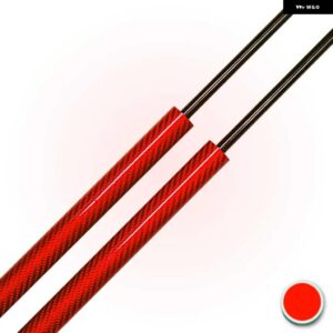 ランドローバー 数量 2 トランクストラット レンジローバー L322 5ドア SUV 2001-2012 BHE760020 リフトサポートガスス - Red Carbon Fiber