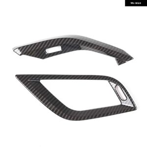 BMW カーセンターコンソール サイド空調ベント アウトレットフレーム トリム 1シリーズ 2シリーズ F40 F44 2020-2024 インテリア - carbon fiber