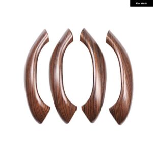 BMW ABS クローム/カーボン車内インナードアアームレスト ハンドル カバー トリム X1 F48 X2 F47 2016-2021 カースタイリング - Pine Wood Grain