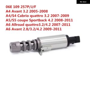 アウディ VVT 可変タイミング電磁カムシャフトオイルコントロールバルブ A3 A4 A6 A7 A8 Q5 06F109257C 06E109257L 06E109257P/J/F M/T/S/N - 06E109257P J F