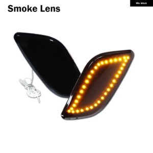 スバル 2002-2003 インプレッサ RS TS WRX スイッチ バックアンバー LED フロントコーナーパーキング マーカー 信号灯ホワ - Smoked Lens