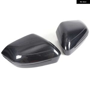 BMW 5 7 I5 I7シリーズ G60 G61 G68 G70 M5 G90 2023-2024 ABS ブラック外装ミラー カバー 外装 LHD - Carbon fiber pattern
