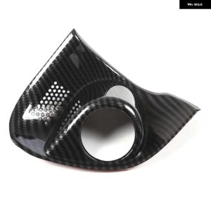 スバル ABS エンジン 1 スタートストッププッシュボタン フレーム カバー 点火キーステッカー トリム WRX 2022-2025 インテリ - carbon fiber
