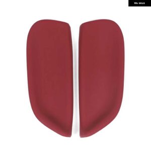 BMW シリコーンブラック/レッド B ピラー防止装飾ステッカー 5シリーズ G60 2024 2025 インテリア - red