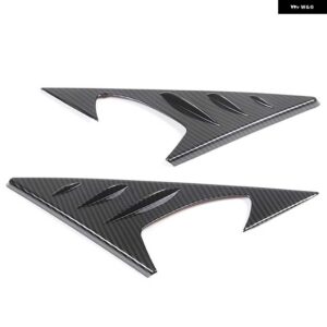 BMW X1 U11 2023-2024 ABS フロントバックミラー サイドスポイラー三角カバー トリム自動車外装 - Carbon Fiber