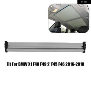 BMW サンルーフカーテン布ルーフサンルーフサンシェード F07 GT5 528I 535I 550I GT/X1 F48 F49 2' F45 F46 2016-2018 - Gray-For BMW F48 F49