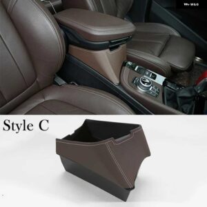 BMW 中央アームレスト 収納 ボックス コンテナホルダートレイ X1 F48 2016-2020 X2 F47 2018-2020 カー 左 ハンドル 用 - Style C