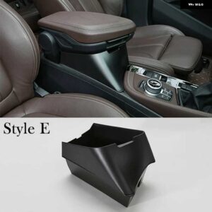 BMW 中央アームレスト 収納 ボックス コンテナホルダートレイ X1 F48 2016-2020 X2 F47 2018-2020 カー 左 ハンドル 用 - Style E