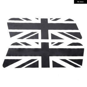 ランドローバー ルーフサイドガラスビニールステッカー ディスカバリー 2 LR2 1998-2003 ハニカム形状ステッカー 2個 - Union Jack style