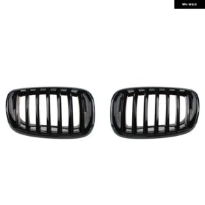 BMW レーシンググリル X5 E70 2006-2013 X6 E72 2008-2013 黒高輝度グリル カー - 1Pair