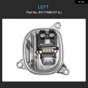 BMW 1個 6002TZ0235 / 236 LED DRL ライトモジュール X3 X4 G01 G02 ヘッドライト LED モジュール部品ナンバー 63117466107 L 63117466108 R - Left