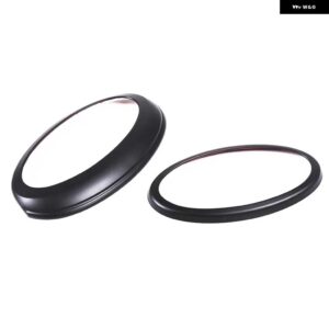 スバル ABS カーボン フロントリア ロゴ周囲リング外装装飾 フォレスター 2013-2018 - Matte Black