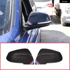 BMW サイドウイングミラー カバー リアビューキャップ黒 1 2 3 4シリーズ F20 F30 F31 F21 F22 F23 F32 F33 F34 F35 X1 E84 2013-2019 - Style D
