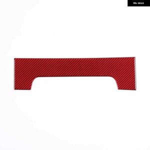 ランドローバー 装飾パネル ステッカー ダッシュボード の下 ディスカバリー 2 LR2 1998-2003 ソフトカーボンオート - red carbon fiber