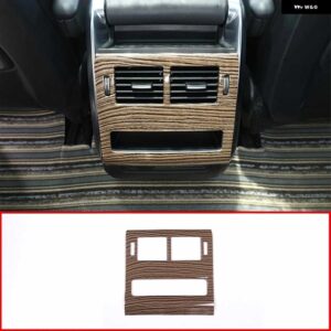 ランドローバー カーボンスタイル レンジローバースポーツ 2014-2017 ABS プラスチック 後列 AC エアアウトレットフレーム カバー トリムカー - Sands wood grain