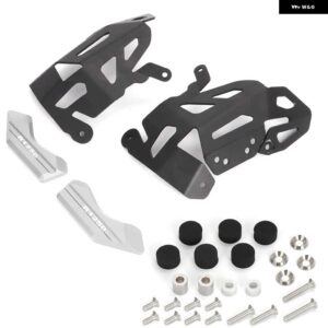 BMW R1250GS オートバイ シリンダー ヘッドガードプロテクター R1250 GS ADV アドベンチャー R1250R R1250RS R1250RT 通年エンジン ガード - Black silver