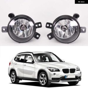 BMW ライト X1 E84 2009-15 スタイリング フロントハロゲン フォグライト ランプ電球 - Left and Right