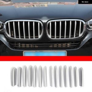BMW 14個 ABS フロントグリル 装飾ストリップカバー トリム X5 F15 X6 F16 2014-2018 カースタイリング 外装 - Style A