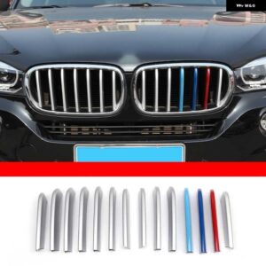 BMW 14個 ABS フロントグリル 装飾ストリップカバー トリム X5 F15 X6 F16 2014-2018 カースタイリング 外装 - Style B