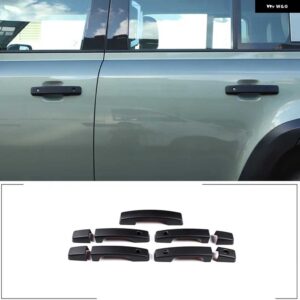 ランドローバー ディフェンダー 90 110 2020-2022 カースタイリング ステッカー クローム外装ドア ハンドル カバー ドア ハンドル ボウルトリム ACCESSORIE - For Defender 1108