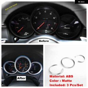 ポルシェ ダッシュボード AC エアリフトボタン ライトコントロールカップホルダー パネルカバー トリム マカン 2014 - 2023 マット イ - Model E