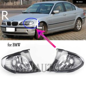BMW コーナーライトウィンカー E46 2002-2005 3シリーズ 320I 325I 330I ヘッドライト ヘッドラム信号コーナーライト - L and R