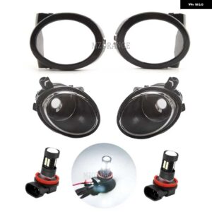 BMW LED フォグライト E46 M3 3シリーズ 2001-2005 フォグランプ E39 M5 1995-2004 フォグランプ カバー グリル ベゼル ヘッドライト - LED Fog and Covers