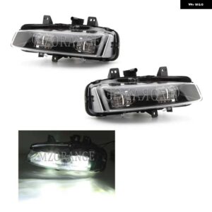 ランドローバー LED フォグランプ ヘッドライト レンジローバー イヴォーク 2011 2012 2013-2015 フォグランプ フォグランプ カバー グリル ベゼル - Smoked LED L and R