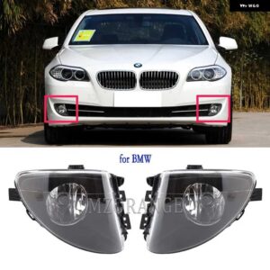 BMW フォグランプ F10 F18 520D 520I 523LI 525LI 530LI 2010-2012 2013 2014 5シリーズ ヘッドライト フォグライト 63177216885 - 1 pair no bulb